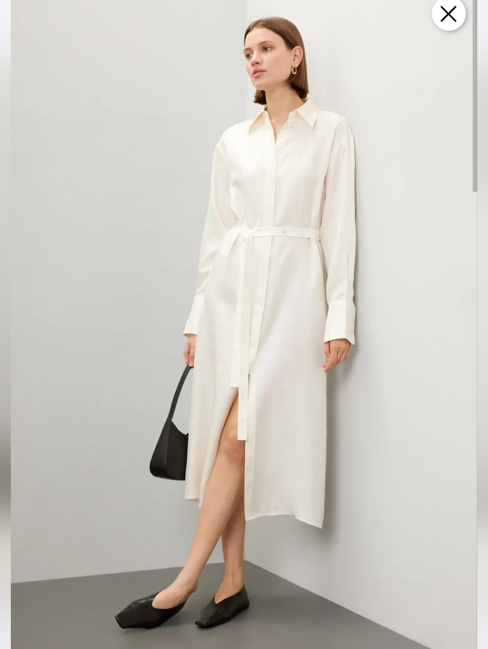 Róhe Silk Open Back Wrap Dress Size 00 MSRP $790